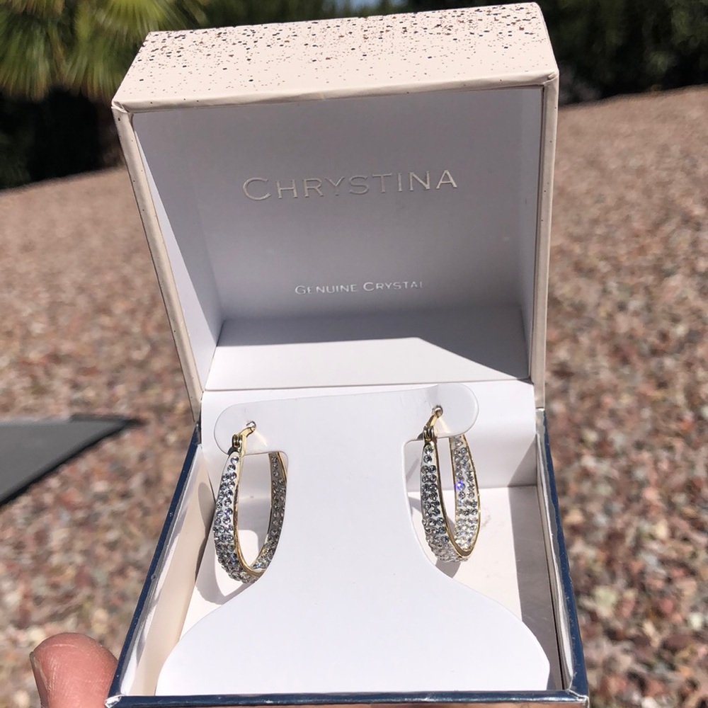 Christina Crystal Earrings